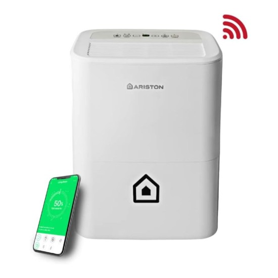 Влагоуловител Ariston Deos 16s Wi-Fi 430W, 16 л/ден, бял